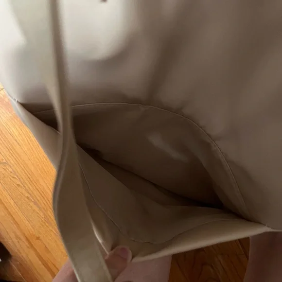 BEIS Beige Cream Structured Commuter Tote Bag - Picture 8 of 9
